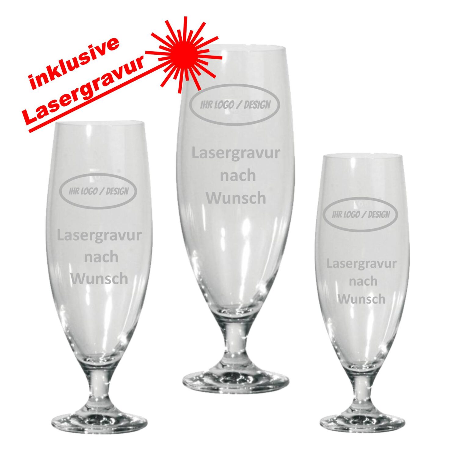 Biertulpe Imperial mit Lasergravur in 3 Größen GS2172 0